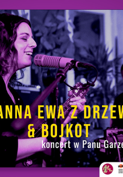 Baner promujący wydarzenie. Nazwa wydarzenia i zdjęcie osób artystycznych.