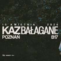 Baner promujący wydarzenie. Nazwa wydarzenia i zdjęcie osoby artystycznej.