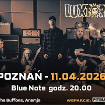 Baner promujący wydarzenie. Nazwa wydarzenia i zdjęcie osób artystycznych.