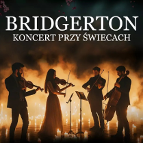 Baner promujący wydarzenie. Nazwa wydarzenia i zdjęcie osób artystycznych.