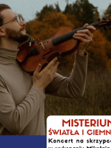 Baner promujący wydarzenie. Nazwa wydarzenia i zdjęcie osoby artystycznej.