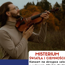 Baner promujący wydarzenie. Nazwa wydarzenia i zdjęcie osoby artystycznej.