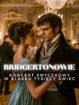 Baner promujący wydarzenie. Nazwa wydarzenia i zdjęcie osób artystycznych.