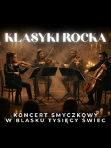 Baner promujący wydarzenie. Nazwa wydarzenia i zdjęcie osób artystycznych.