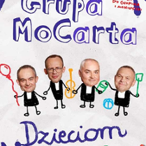 Baner promujący wydarzenie. Nazwa wydarzenia i zdjęcie osób artystycznych.