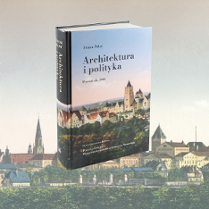 Baner promujący wydarzenie. Okładka książki.