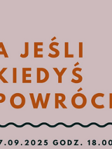 Plakat przedzielony na dwie części. Po prawej otwarta książka a w niej czarno-biały portret Franciszka Obuchowskiego. Z drugiej storny tytuł wydarzenia, loga organizatorów oraz szczegóły zawarte w treści artykułu.