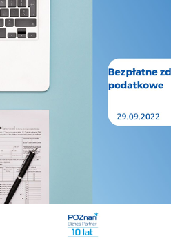 Bezpłatne zdalne doradztwo podatkowe - 29.09.2022