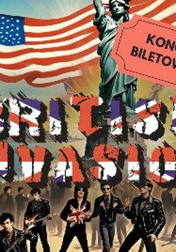 Plakat z nazwą wydarzenia "British Invasion"
