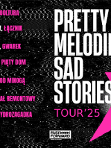 Plakat informujący o koncertach zespołów CF98 i Wiśniosz.