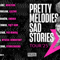 Plakat informujący o koncertach zespołów CF98 i Wiśniosz.