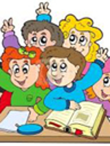 Clipart dzieci w szkole