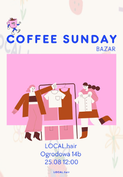 Kolorowa grafika przedstawia dwie dziewczyny, które oglądają ubrania powieszone na wieszaku. Obok nich stoją dwie różowe torby na zakupy.