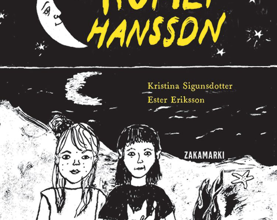 Czarno-biała okładka książki z żółtym tytułem.