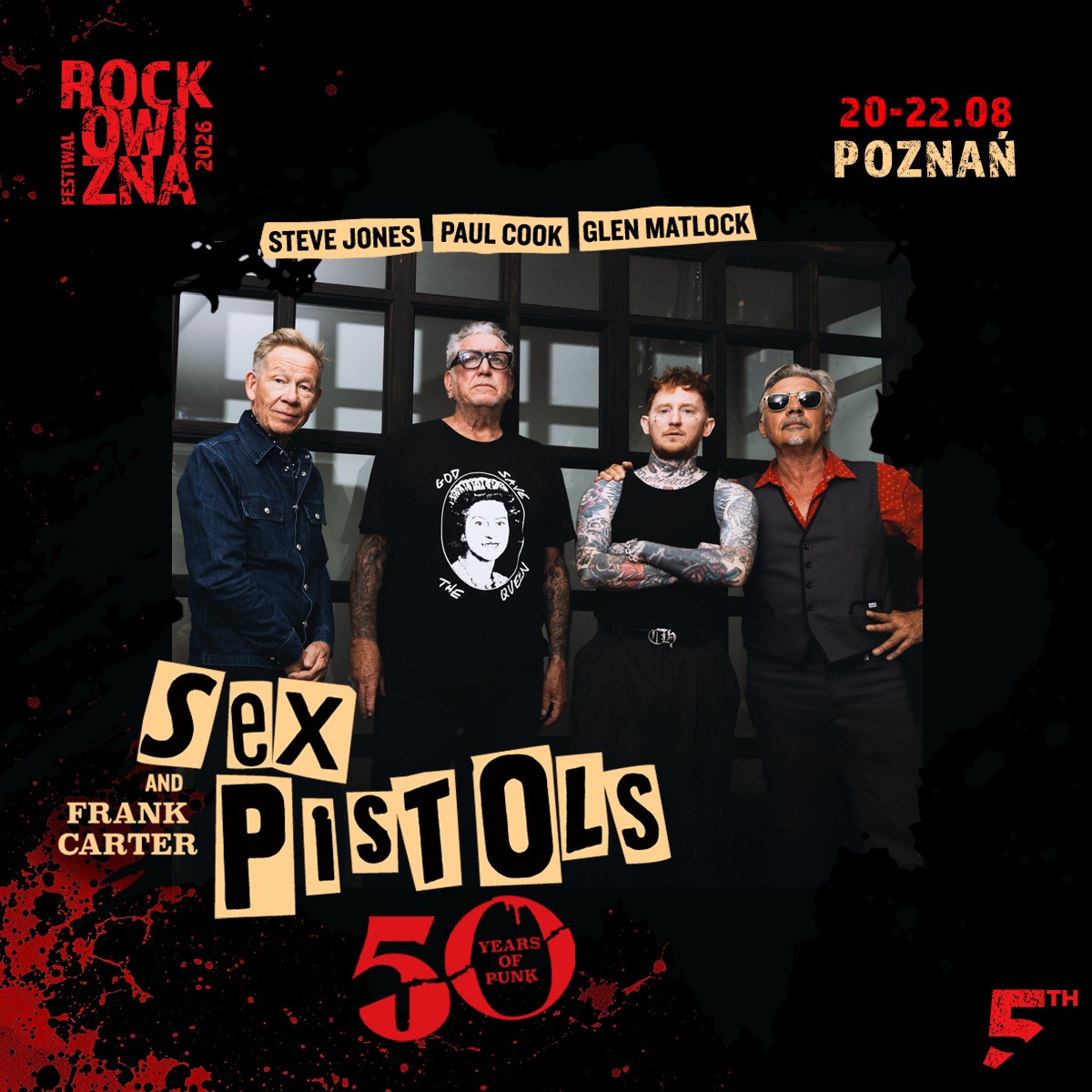 Czterech muzyków, członków zespołu, jeden wyraźnie młodszy