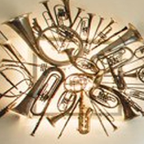 dekoracja z instrumentów