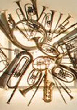 dekoracja z instrumentów