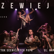 Plakat spektaklu Drzewiej.