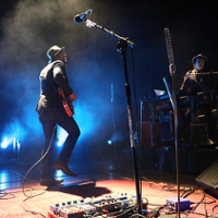 Dwóch panów w kapeluszach