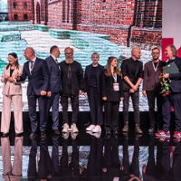 Ekspozycja reliktów palatium Mieszka I z Nagrodą Quadro