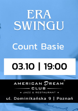 Ciemnoskóry mężczyzna, krótko obcięty z wąsem, ubrany w biały garnitur. Mężczyzna spogląda w prawo i jednocześnie gra na fortepianie.