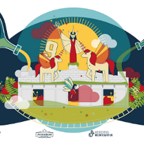 Baner, bajkowy świat, wróżek, pegazów, magicznych eliksirów