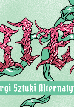 Stylizowany napis Obiekt Festiwal Sztuki Alternatywnej.