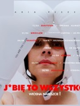 Grafika: zdjęcie artystki w białym kasku i rękawicach bokserskich. Na pierwszym planie tytuł trasy koncertowej i wypisane miejsca kolejnych koncertów.