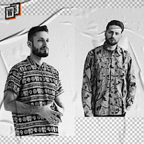 Na zdjęciu postacie dwóch Sławów.