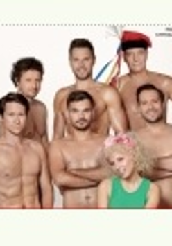 Zdjęcie aktorów grających w spektaklu.