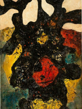 Jedna z prac artysty. Abstrakcja.