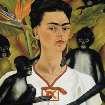 Frida Kahlo - portret z małpkami