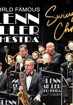 Baner, na czarnym tle orkiestra za nią napisy informujące o wydarzeniu.