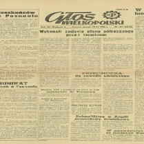 Pożółka stara gazeta