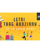 Na żółtym tle czarne i białe litery. Dookoła rysunki rodzin. W prawym górnym rogu logo czarne MTP.