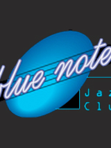 Grafika przedstawia logo klubu Blue Note