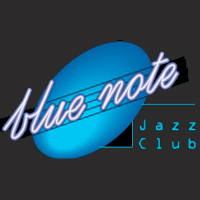Grafika przedstawia logo klubu Blue Note