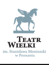 Na grafice logo Teatru Wielkiego w Poznaniu - pegaz.