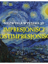 Na grafice obraz.Vincenta van Gogha Gwiaździsta noc.