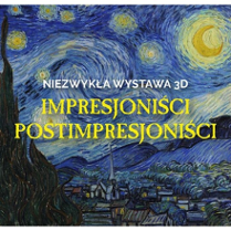 Na grafice obraz.Vincenta van Gogha Gwiaździsta noc.