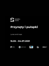 Na grafice na czarnym tle biały napis Przynęty i pułapki oraz data wydarzenia.