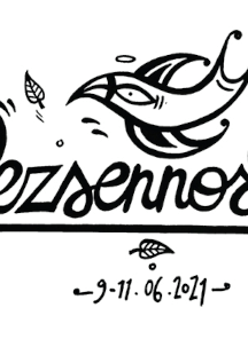 Na grafice napis bezsenność. Nad napisem rysunek czarnego ptaka.