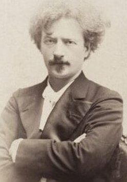 Na grafice portret mistrza Paderewskiego.