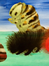 Na grafice fragment jednej z prac.