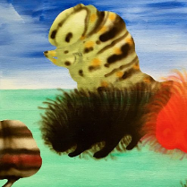 Na grafice fragment jednej z prac.