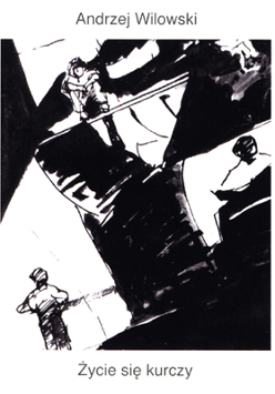 Czarno-biała okładka książki.