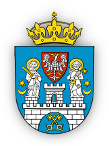 Na grafice herb Poznania.