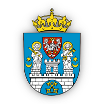 Na grafice herb Poznania.