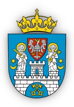 Na grafice herb Poznania.