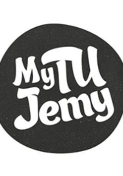 Na grafice logo My tu jemy.